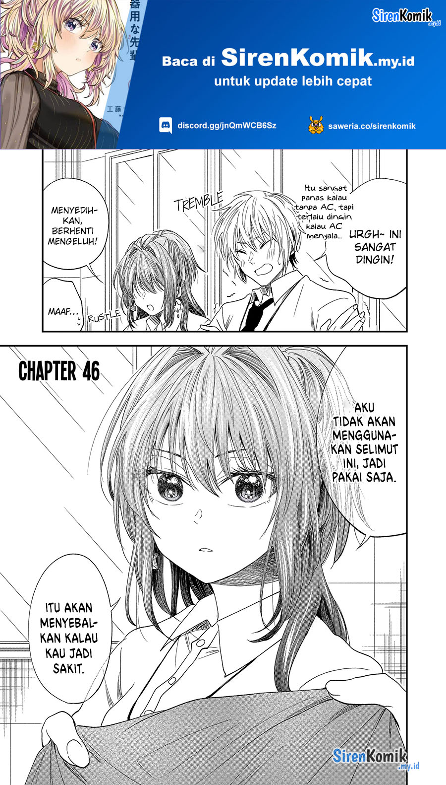 Awkward Senpai Serialization Chapter 46 Gambar 2